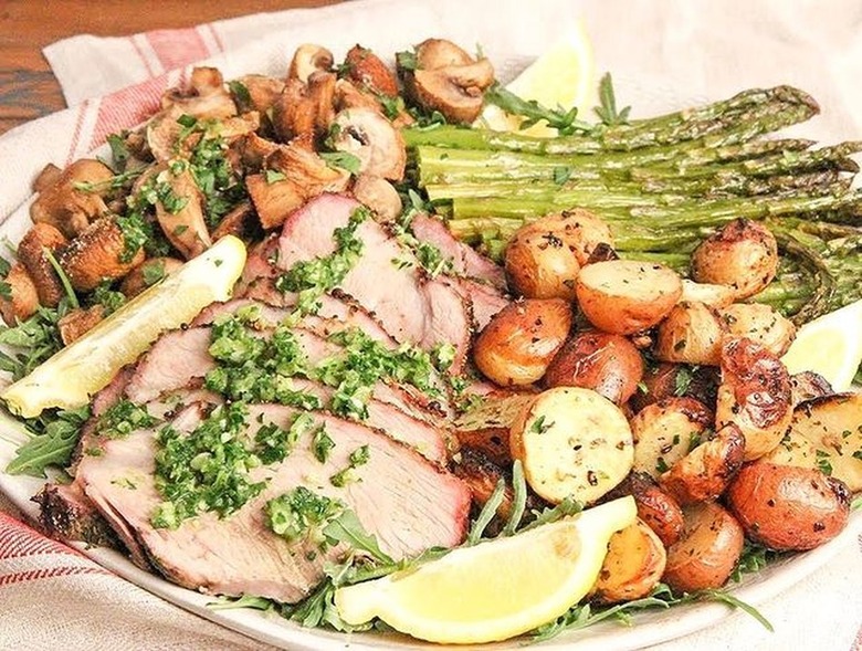 Laura in the Kitchen Slow-Roasted Pork Roast With Veggies