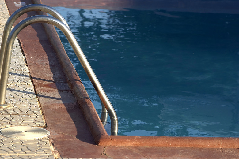 Swimming pool ladder