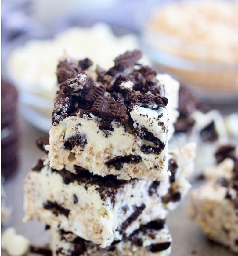 Five Boys Baker's Oreo White Chocolate Rice Krispies Treats