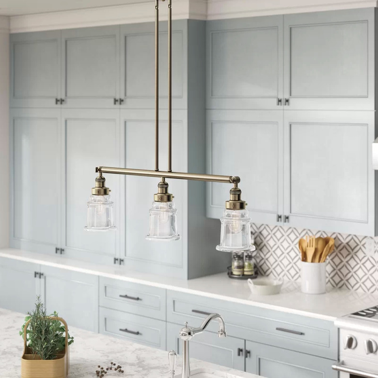 greeley kitchen island linear pendant