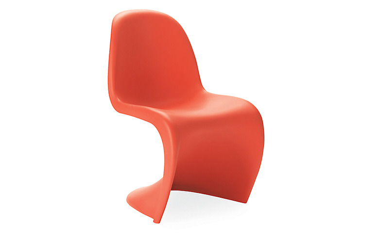 red Verner Panton chair