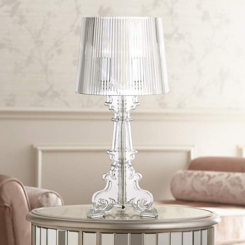 clear plastic table lamp