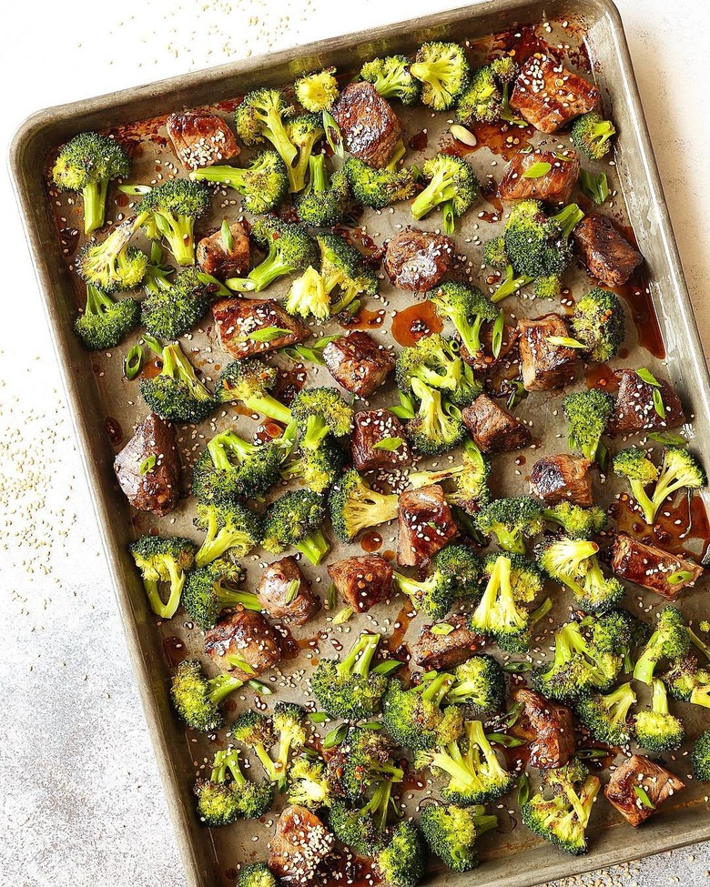 Damn Delicious' Sheet Pan Beef and Broccoli