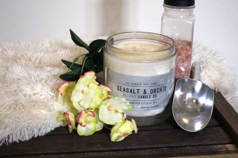 Be:Light Candle Company sea salt orchid candle