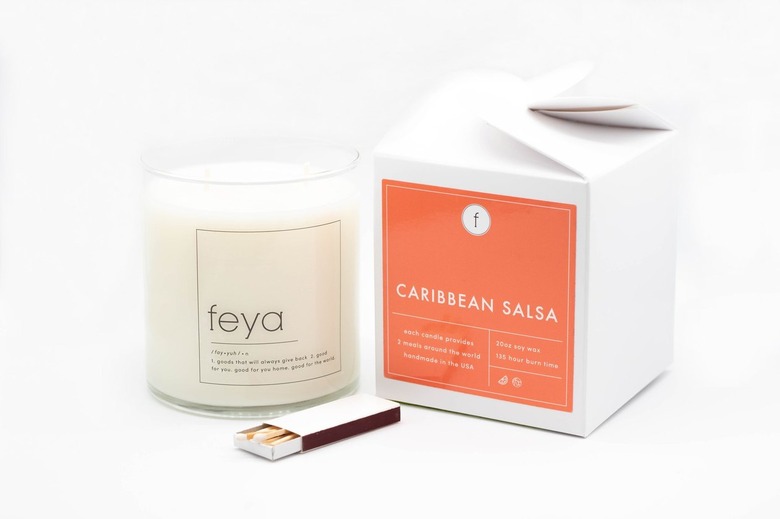 Feya Candles caribbean salsa candle