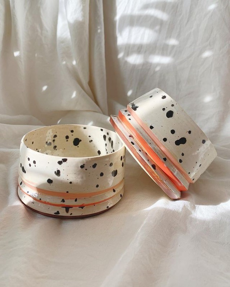 okay mija speckled planters