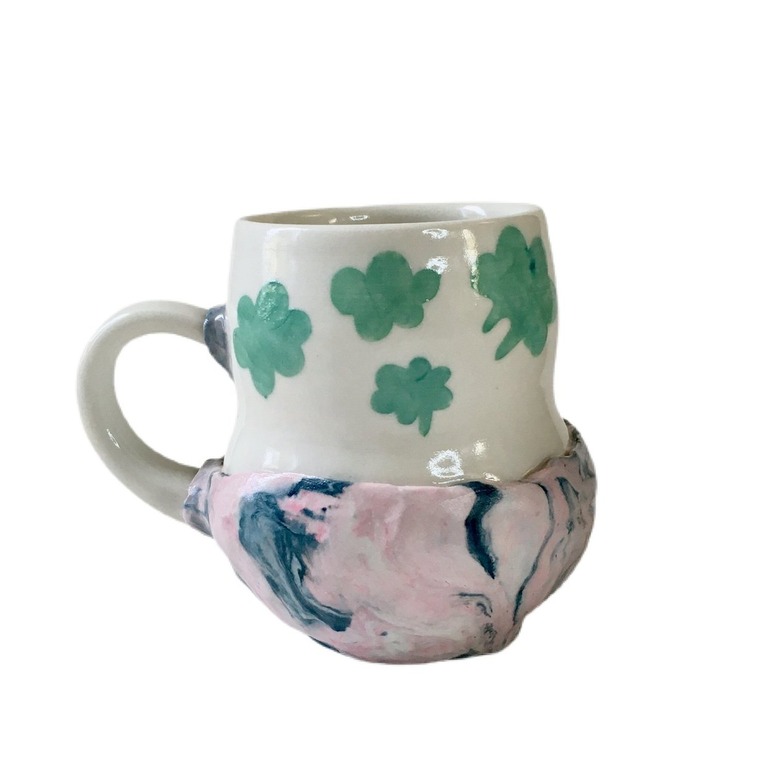 coco spadoni marbled head in the clouds mug