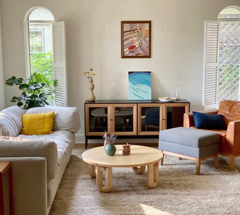 hedge house coffee table in living room