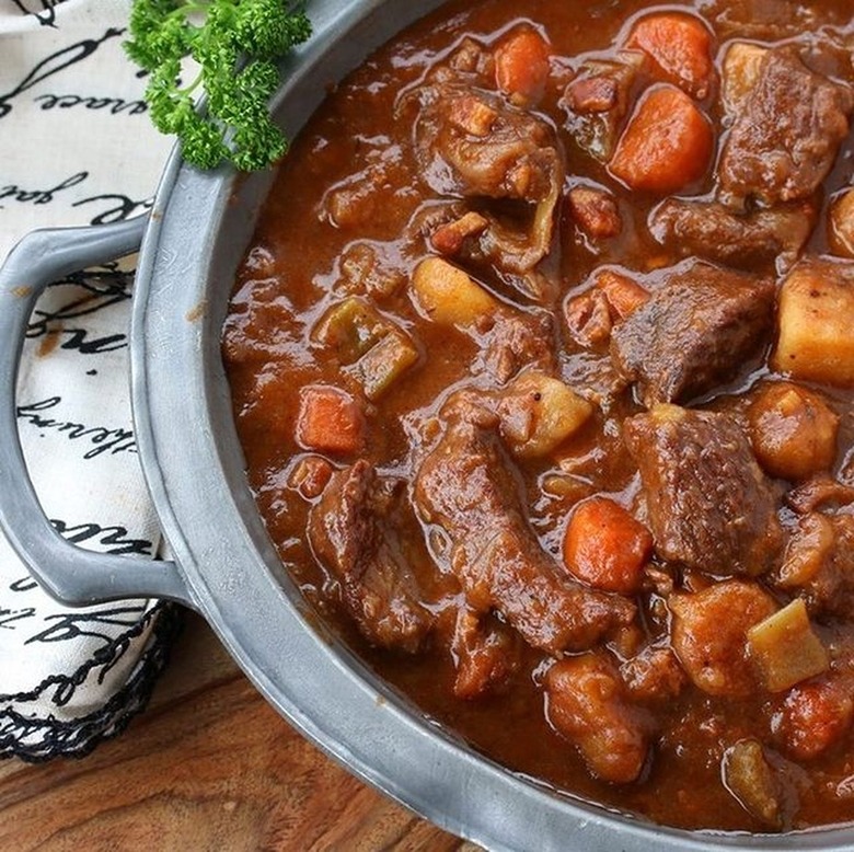 The Daring Gourmet Traditional Irish Beef and Guinness Stew