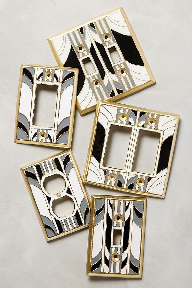 art deco light switch