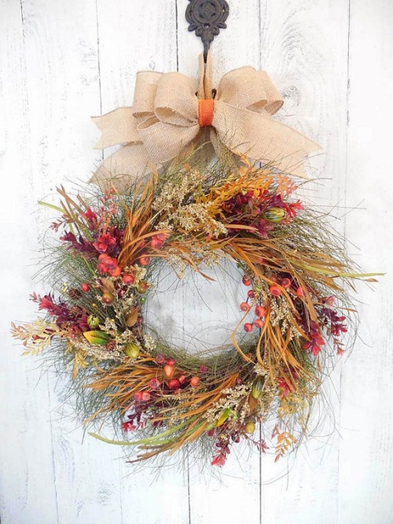 rustic Thanksgiving wreath