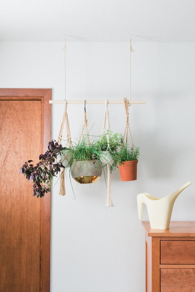 DIY hanging planter