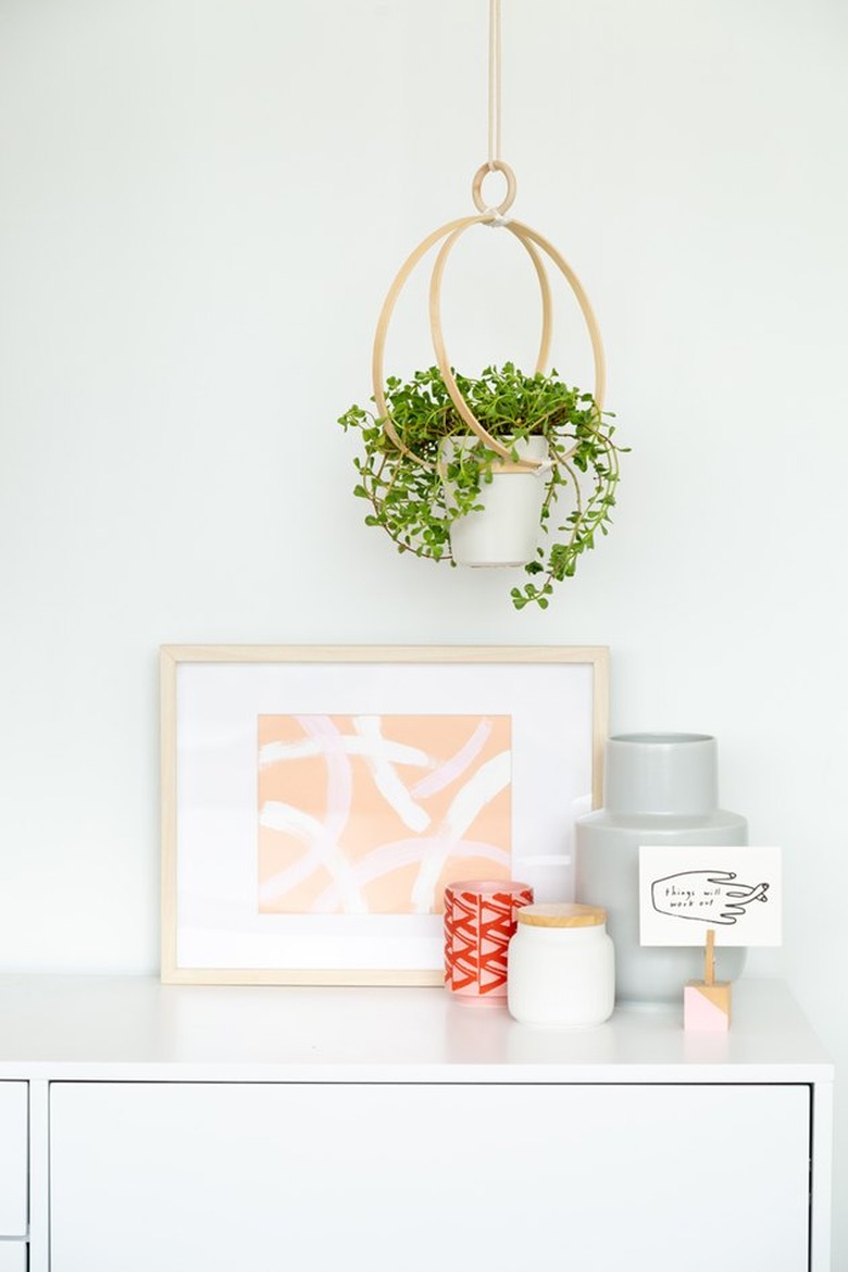 DIY hanging planter