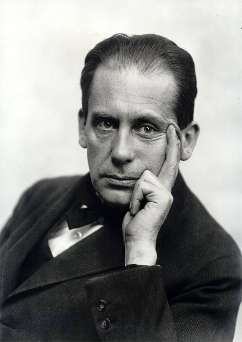 black and white photograph of Walter Gropius