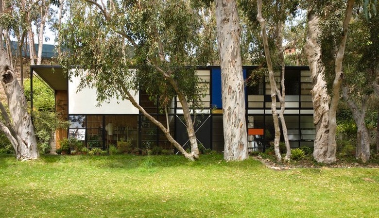 Eames house seen from outside