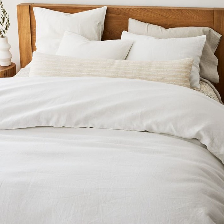 West Elm European Flax Linen Duvet