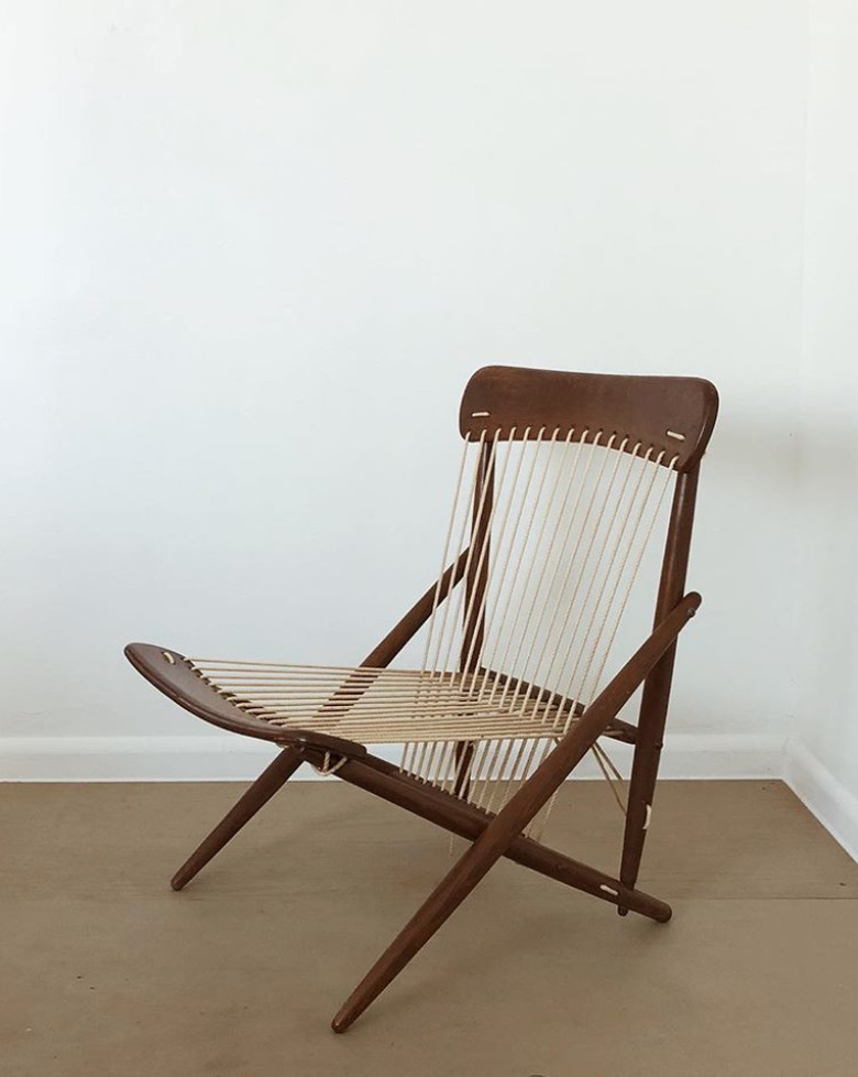 1950s rope chair