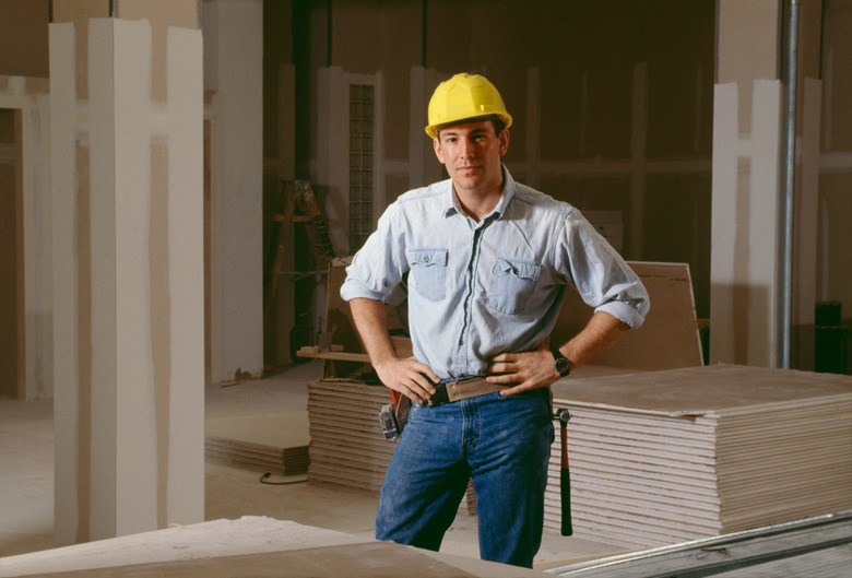 Construction worker at site