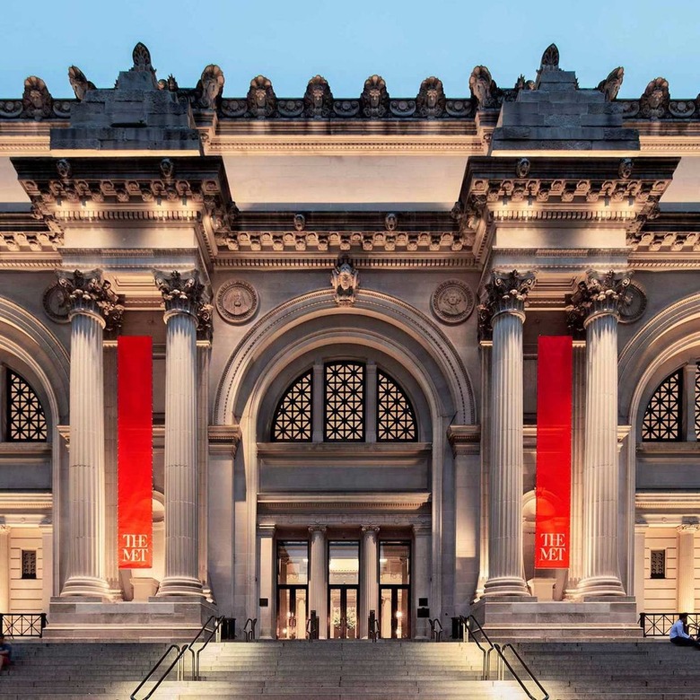 An exterior shot of The Metropolitan Museum of Art in New York City.