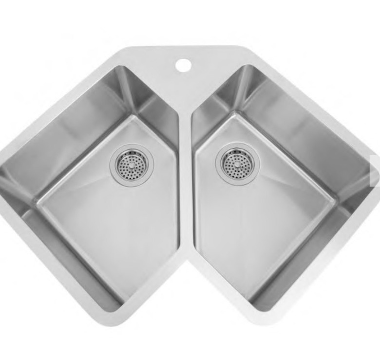 Signature Hardware Undermount Corner Sink