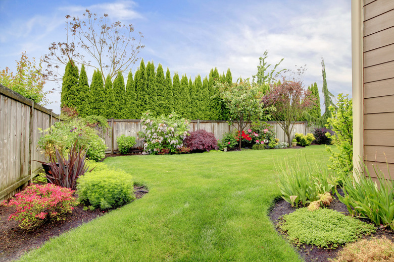 House exterior with landscape