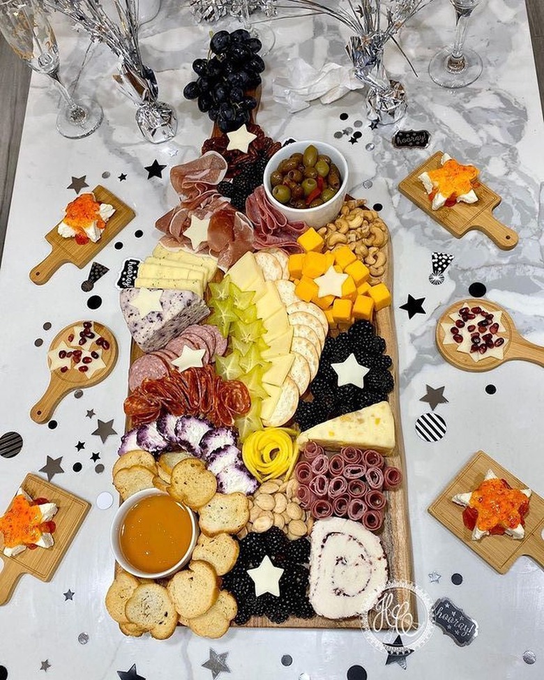 New Year's Eve Cheese Plates