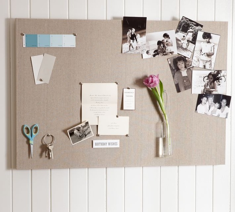 Pottery Barn Linen Pinboard