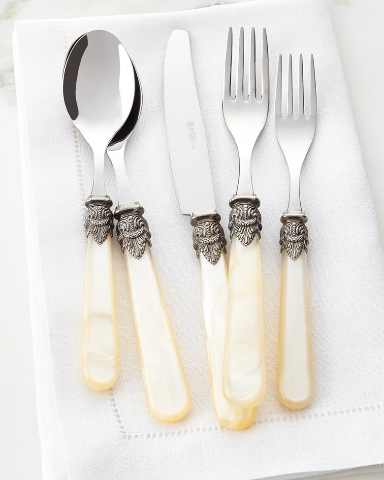 pearl flatware