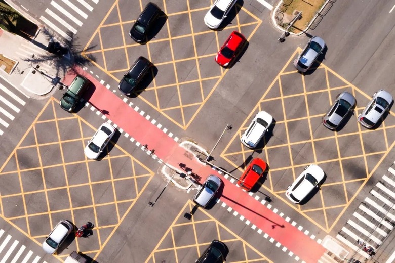 cars on road