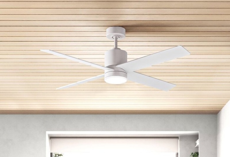 Blade LED Standard Ceiling Fan with Fan Control Parts and Light Kit