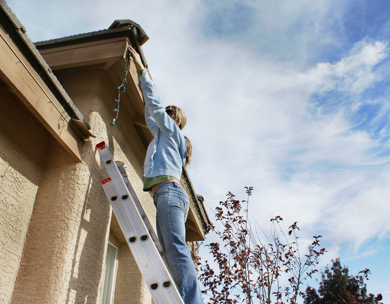 Hanging Holiday Lights