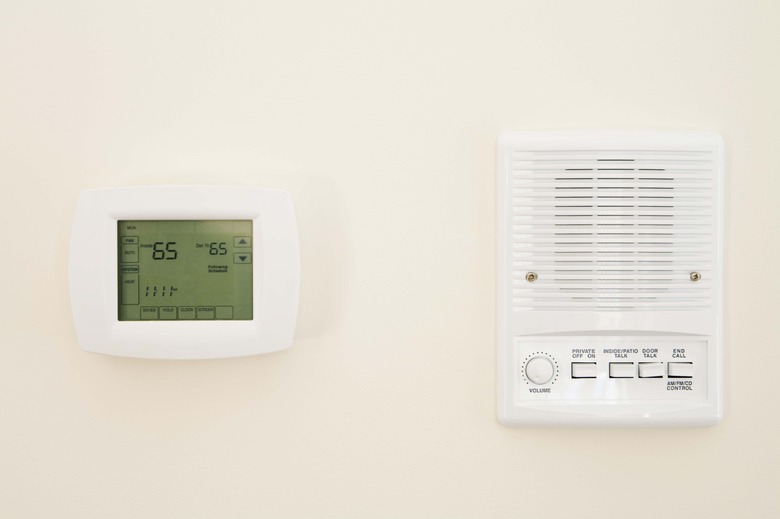 Thermostat and intercom