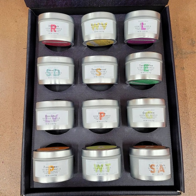 Trader Joe's 12 Days of Candles Set of 2 selling NEW