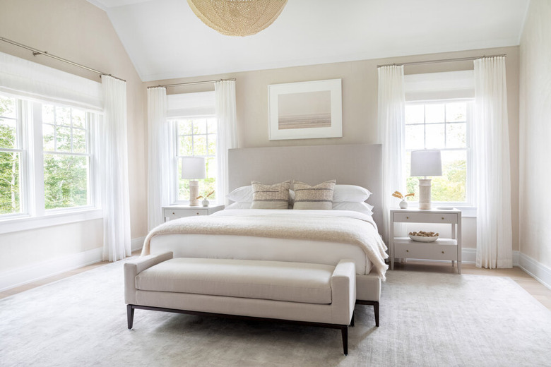 traditional neutral bedroom