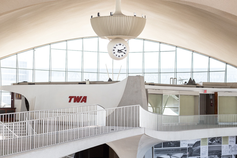 TWA Hotel lobby.