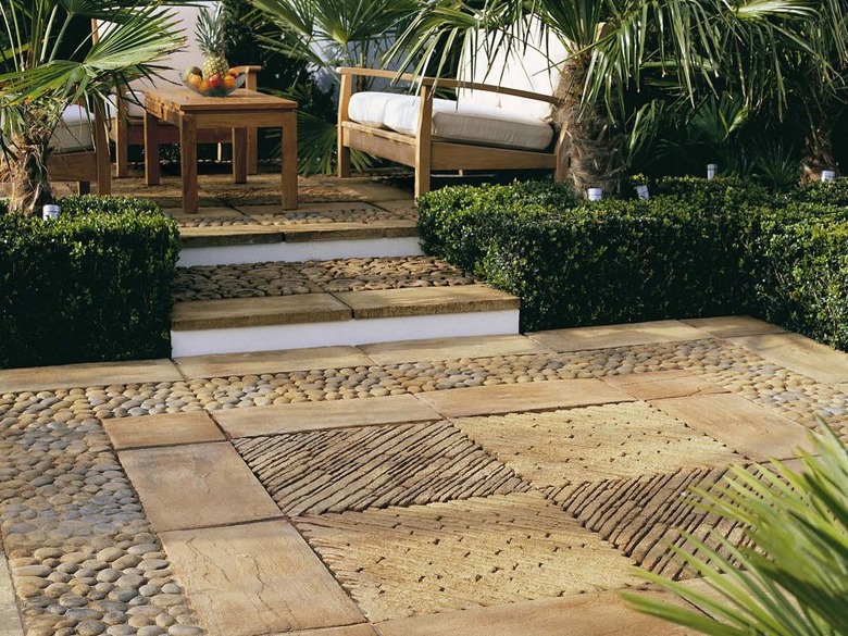 natural stone tiles hardscape patio materials