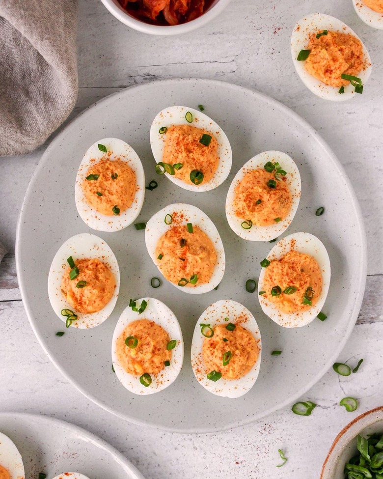 Balance With Jess's Kimchi Deviled Eggs