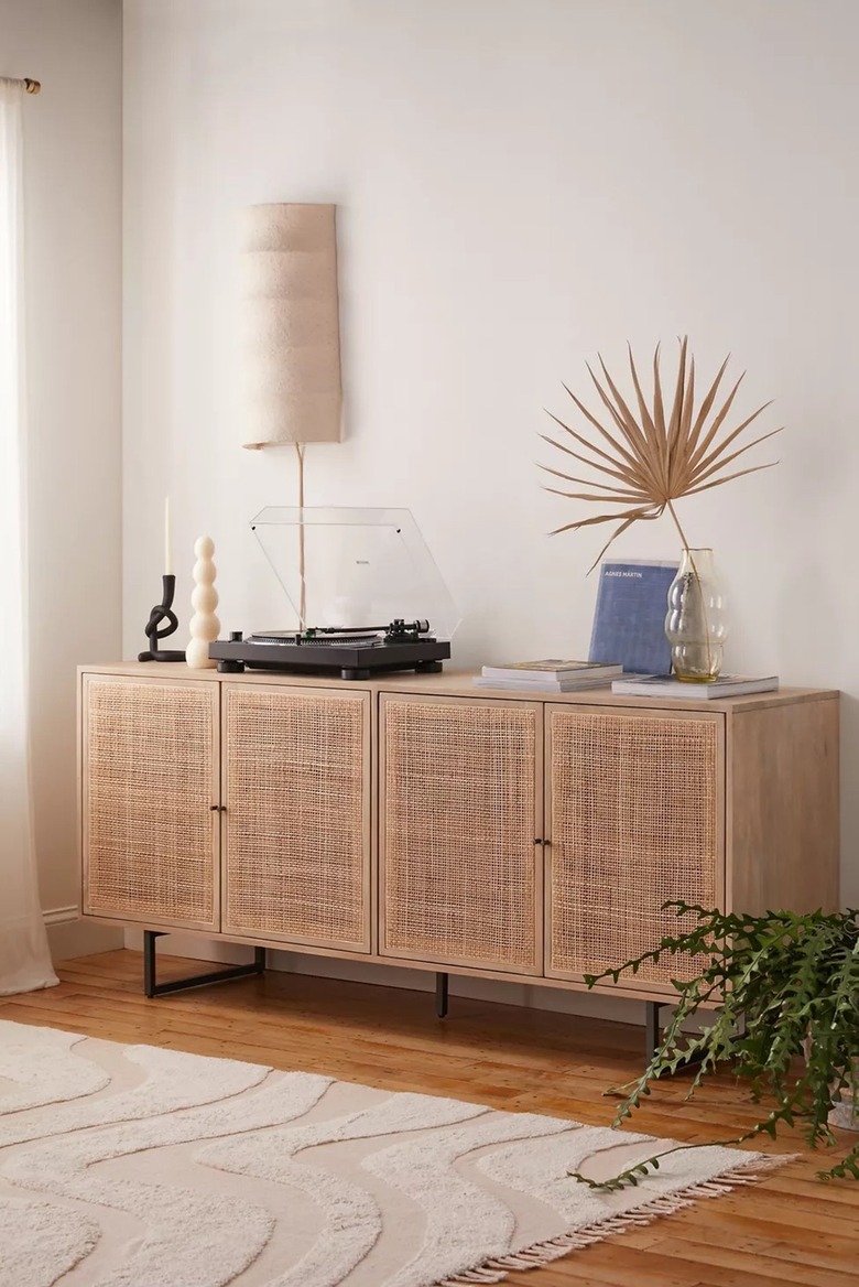 rattan sideboard