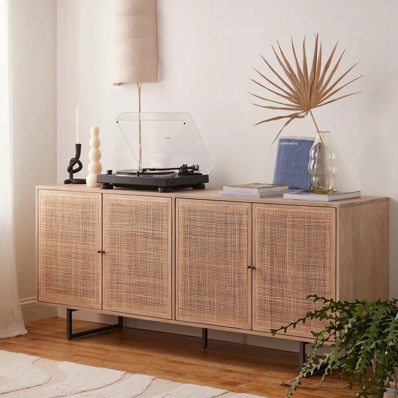 rattan cabinet