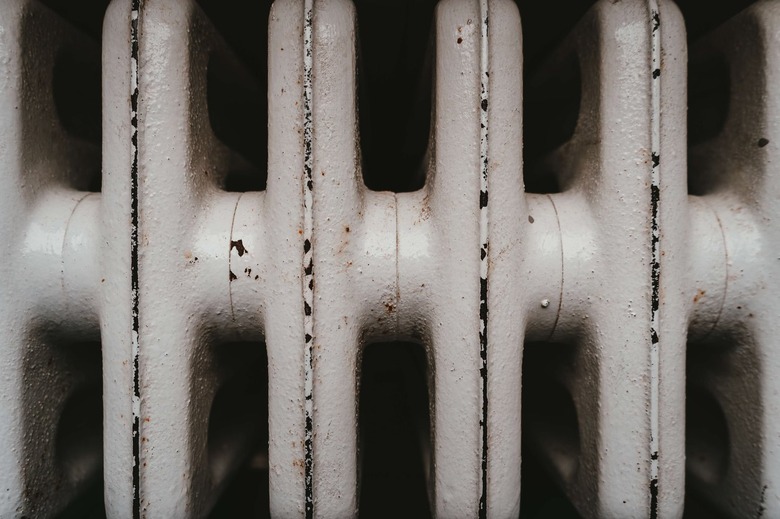 Close up of a radiator.