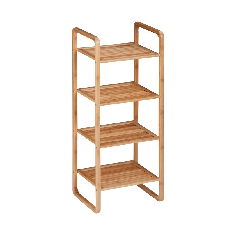 Honey Can Do Accessory Storage Bamboo Bathroom Shelf