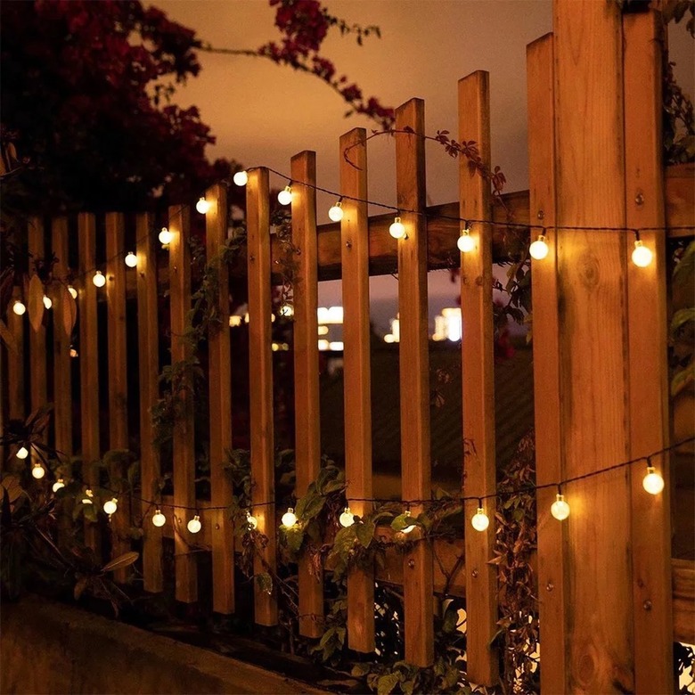 string lights outside