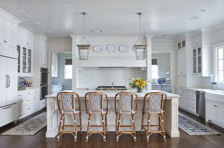 Modern craftsman kitchen with shiplap