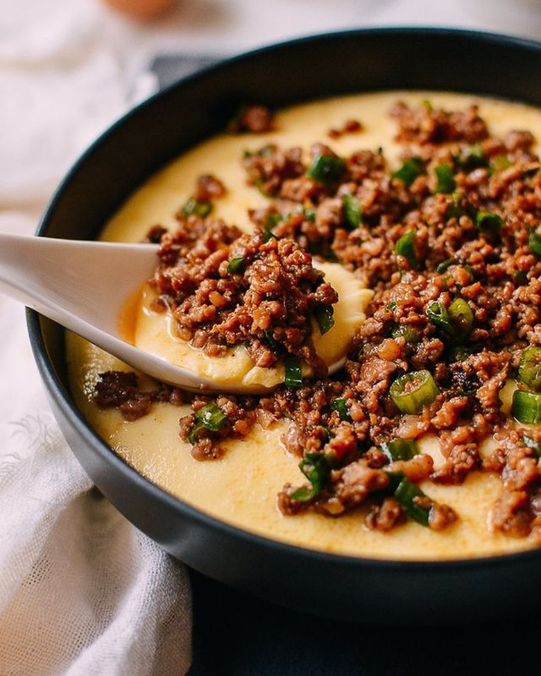 The Woks of Life Steamed Eggs with Crispy Pork