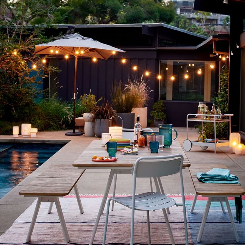 outdoor globe string lights