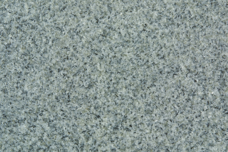 Granite surface with flecks