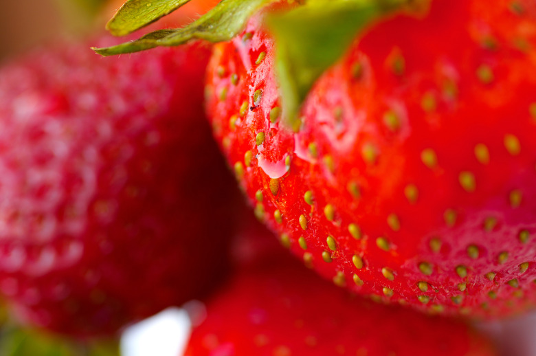 Ripe strawberries