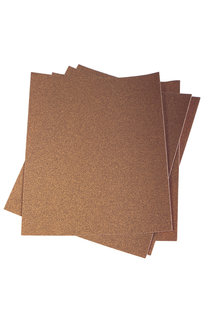 Sheets of sand paper