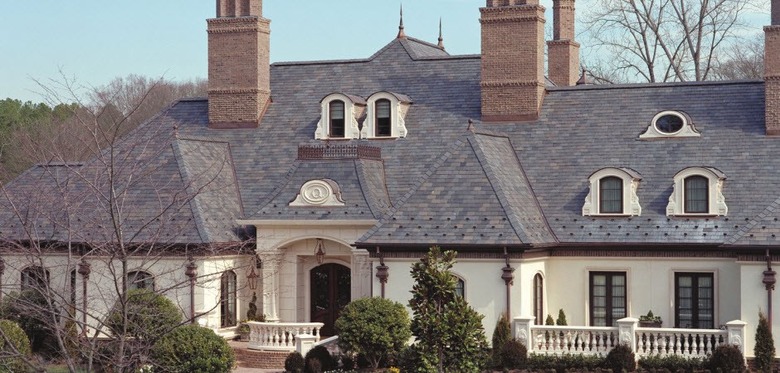 slate-roofed mansion