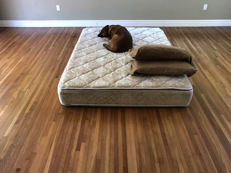 mattress on the floor